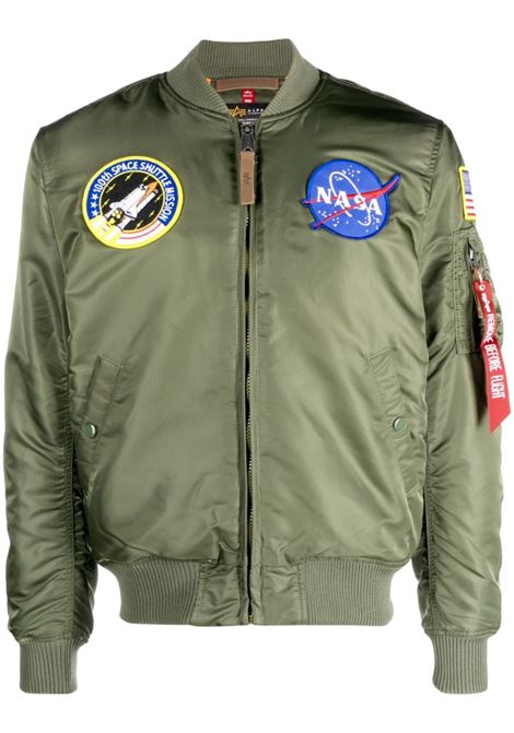 Bomber ma-1 vf nasa in verde - uomo ALPHA INDUSTRIES | 166107A01